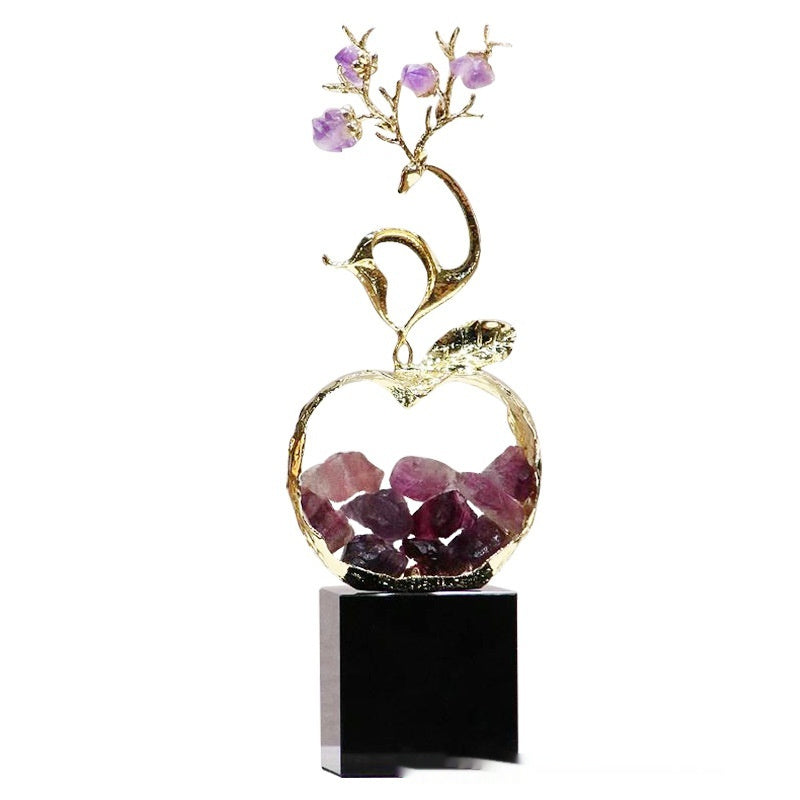 Modern Simple And Light Luxury Crystal Decoration Living Room Wine Cabinet Decoration