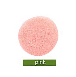 Natural Konjac Facial Sponge - Round Exfoliating Cleansing Puff