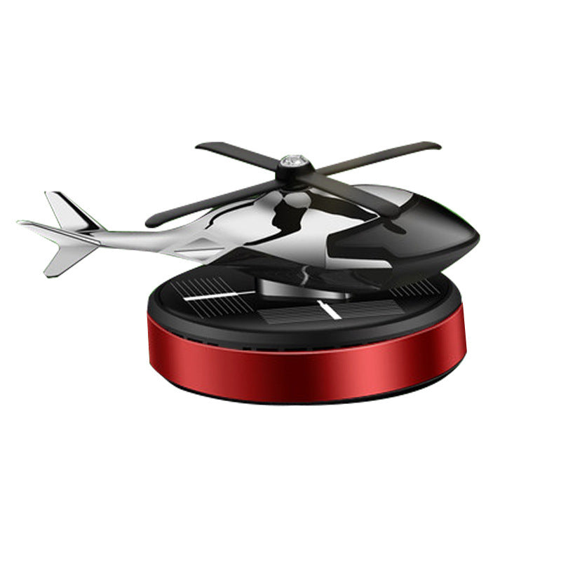 Car Air Freshener Solar Helicopter Modeling Decoration Aromatherapy Car Interior Accessories Propeller Rotating Perfume Diffuser - Ectron Online