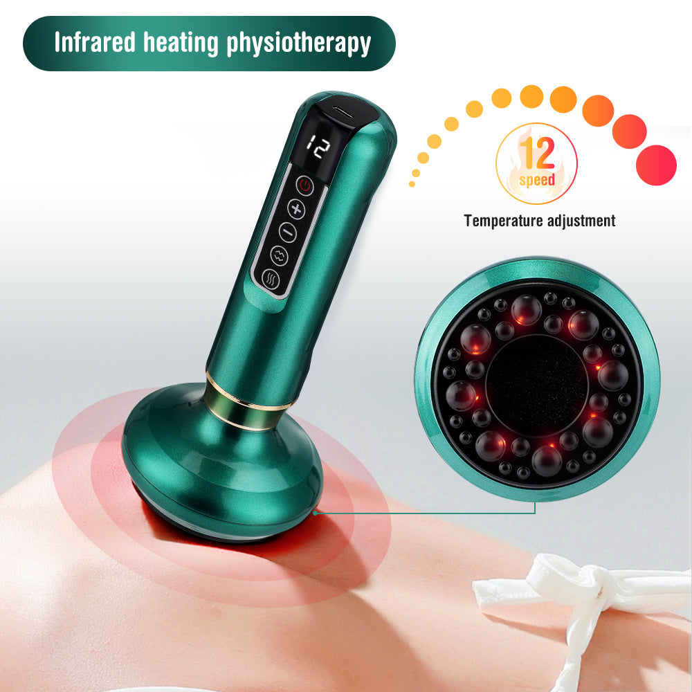Electric Vacuum Cupping Massager For Body Anti-Cellulite Suction Cup Gua Sha Massage Body Cups Guasha Fat Burning Slimming Jars - Ectron Online