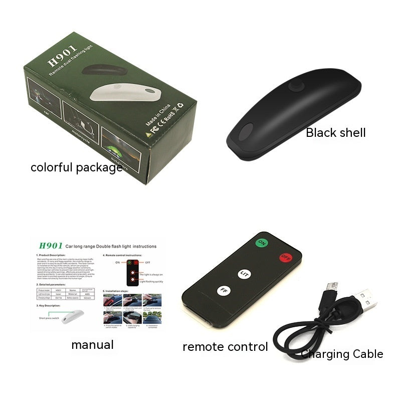 Car Anti-Collision Strobe Pilot Light for Fog & Rain Safety