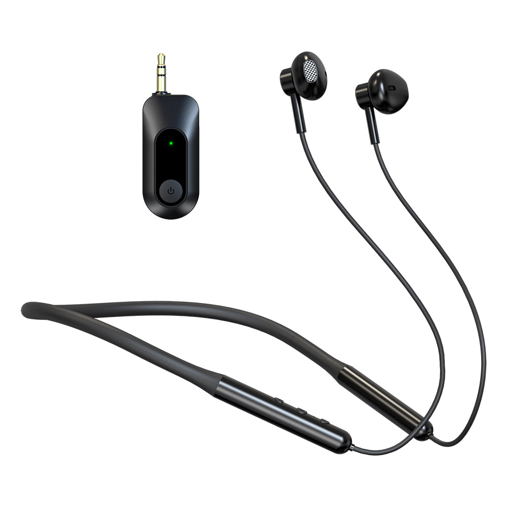 Wireless Monitoring Headset Net Red Vibrato Live Broadcast Noise Reduction Hanging Neck Sound Card Dedicated Anchor With Goods Ear Back Bluetooth Headset - Ectron Online