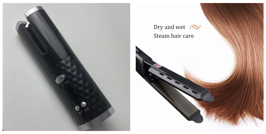 Portable Automatic Wireless Usb Charging Mini Curling Iron - Ectron Online