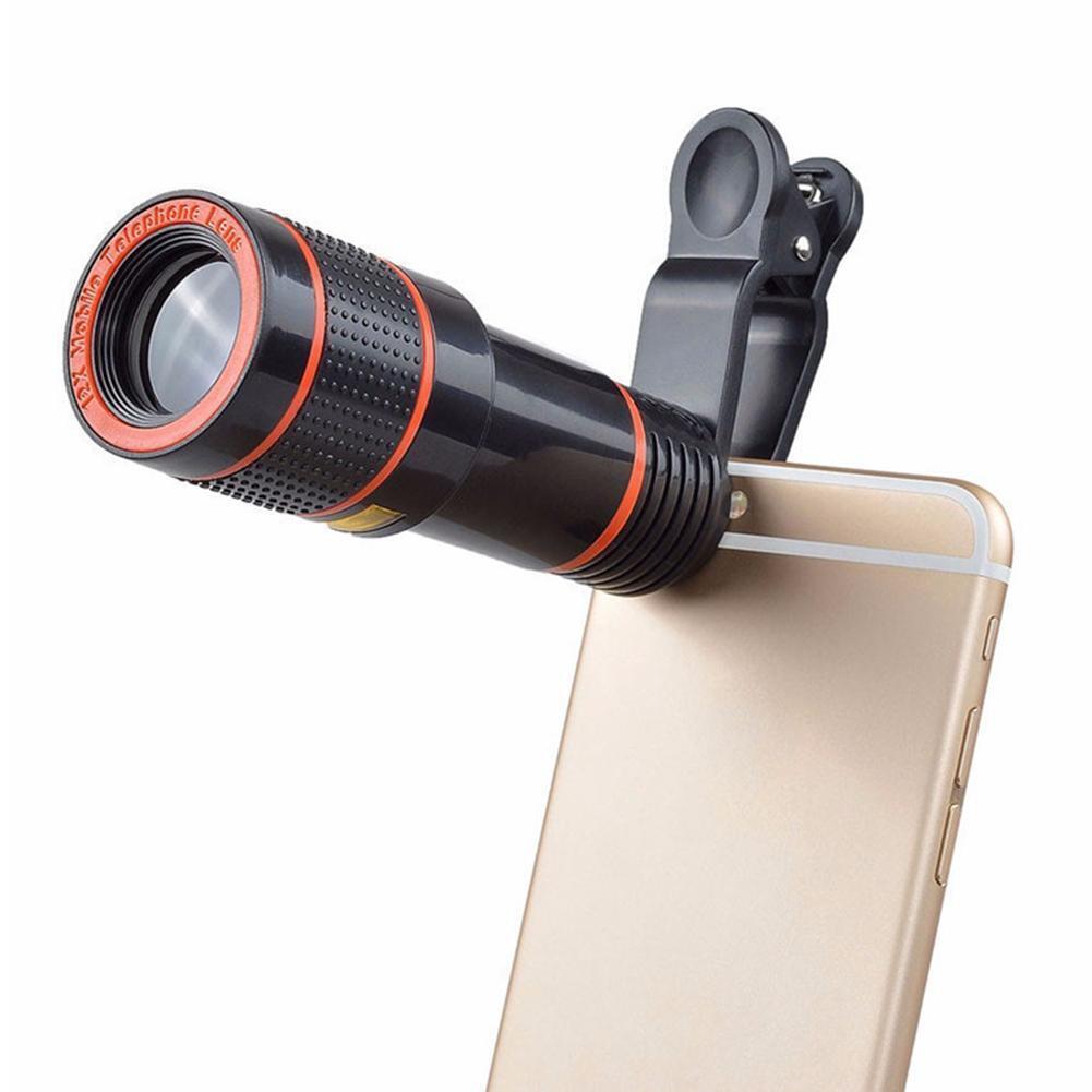 HD 8X Clip On Optical Zoom Telescope Camera Lens For Universal Mobile Cell Phone - Ectron Online