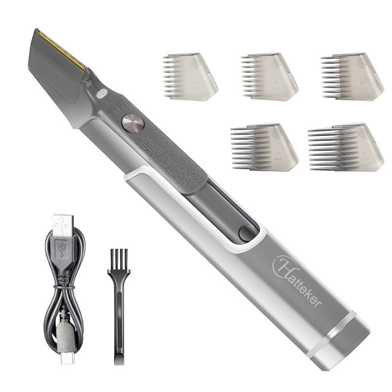 Retractable Men's Shaver Portable Body Hair Trimmer Household Razor For Men USB Charging Hair Cutting Machine