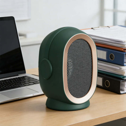 800W Mini Electric Fan Heater - Portable Heater for Office & Home