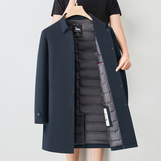 Men's Mid-Length Cotton-Padded Coat