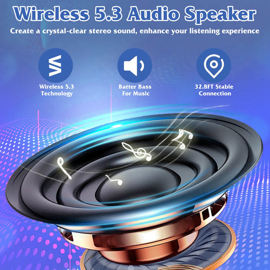 4-in-1 Wireless Speaker & Phone Stand | 5000mAh Power Bank with RGB