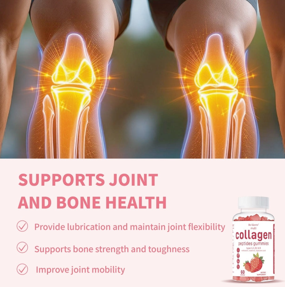 Collagen Peptide Gummies - Bioactive Skin, Hair & Nail Support