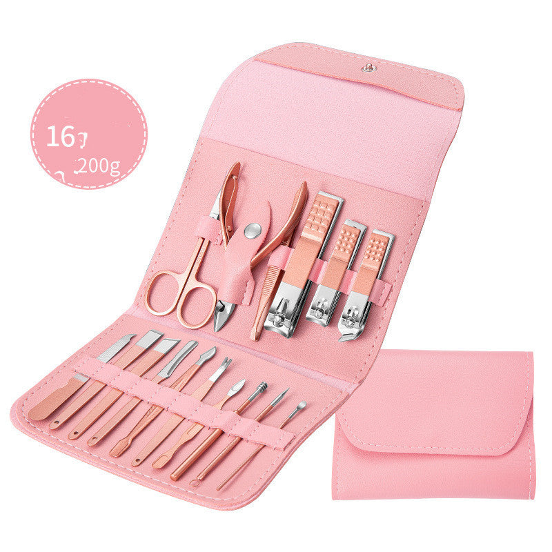 Professional Scissors Nail Clippers Set Ear Spoon Dead Skin Pliers Nail Cutting Pliers Pedicure Knife Nail Groove Trimmers - Ectron Online