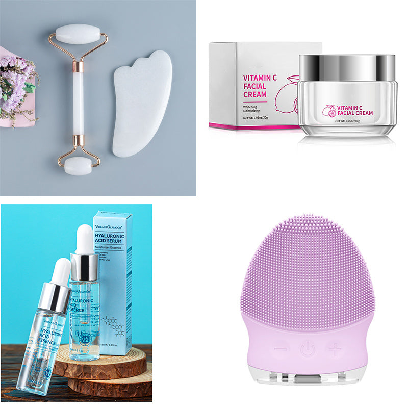 Hyaluronic Acid Face Serum Anti-Aging Shrink Pore Whitening Moisturizing Face Cream Dry Skin Care - Ectron Online