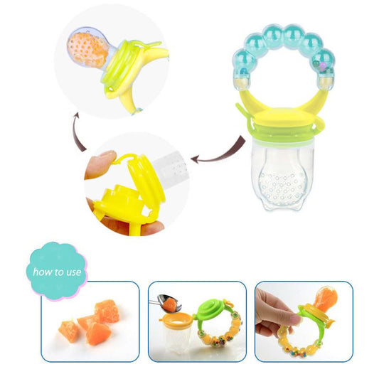 Baby Food Pacifiers Fruit Feeder Nipples - Ectron Online