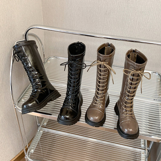 Girls' Comfortable Simple Soft-soled Suede Boots