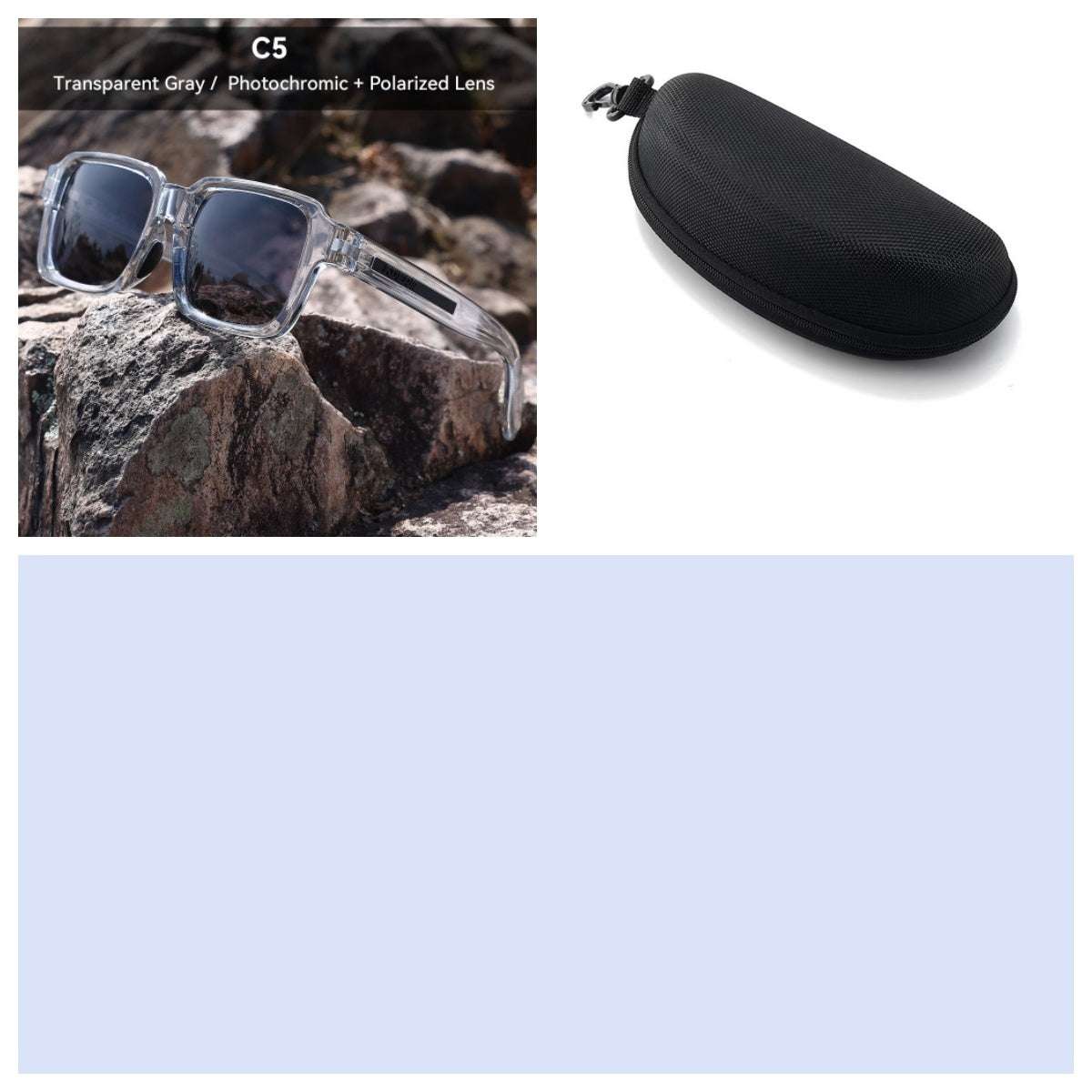 TR90 Colorful Polarized Sunglasses Square