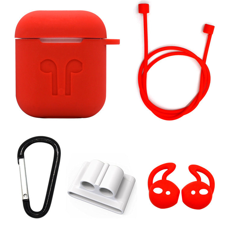 Compatible with Apple, Applicable airpods thick bluetooth headset charging box anti-fall silicone storage box - Ectron Online