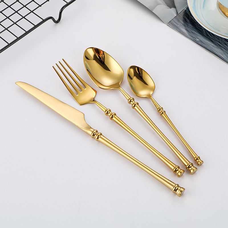 Stainless Steel Xiaoman Waist Knife Fork Set Western Steak Cutlery Spoon