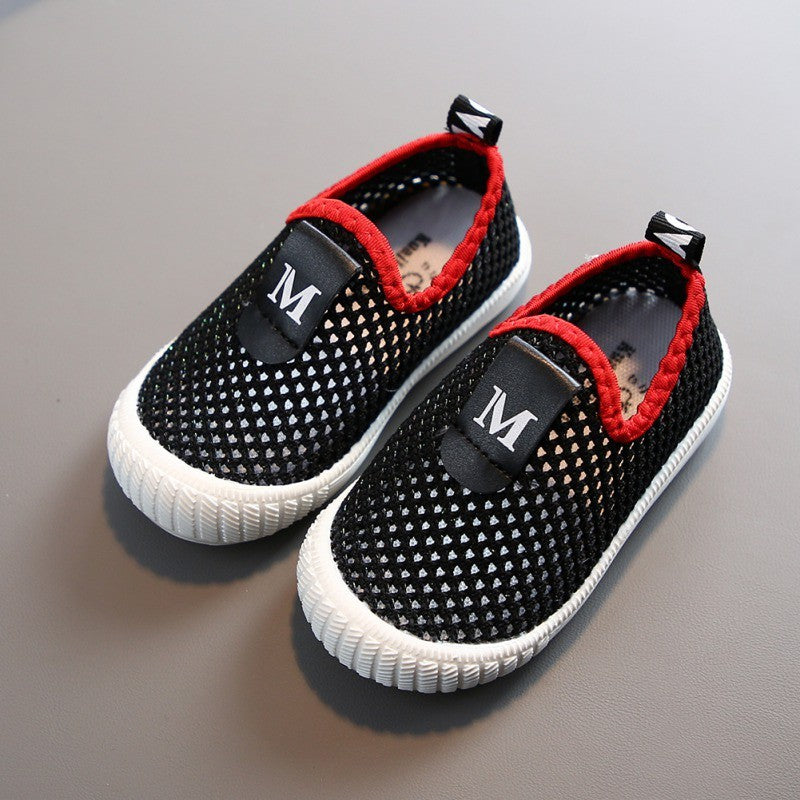 Flying woven breathable mesh sneakers