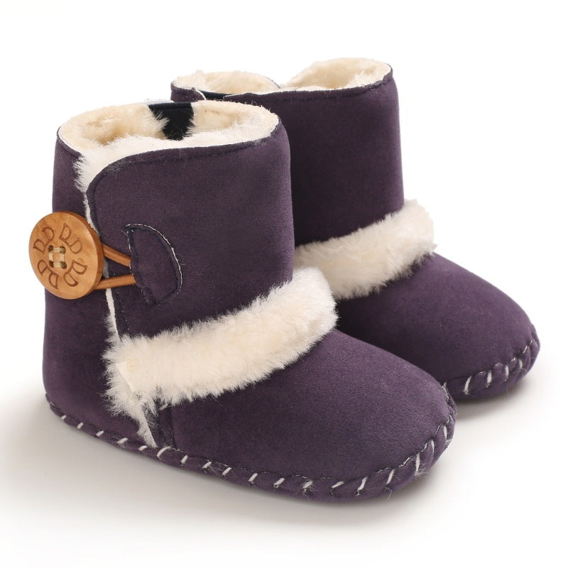 Warm Non-Slip Plus Velvet Snow Boots Toddler Shoes