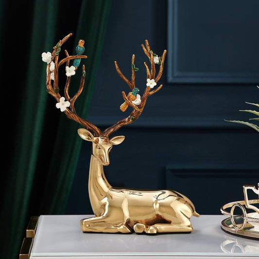 Modern Light Luxury Brass Deer