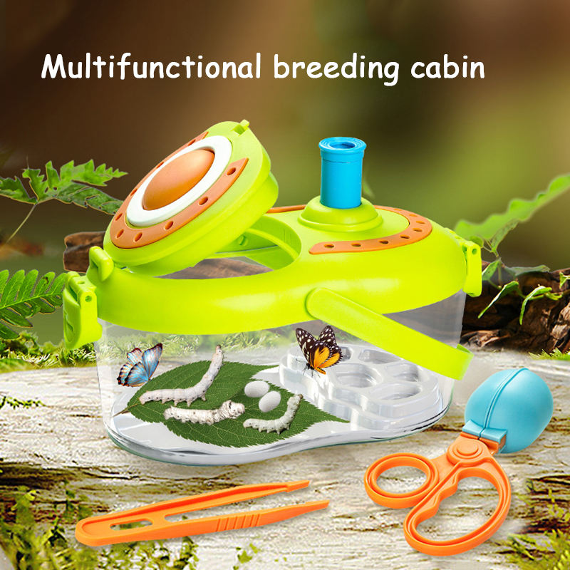 New Design Educational 360 Rotation Magnifying Lights Animal Insect Observation multifunctional breeding cabin toy - Ectron Online
