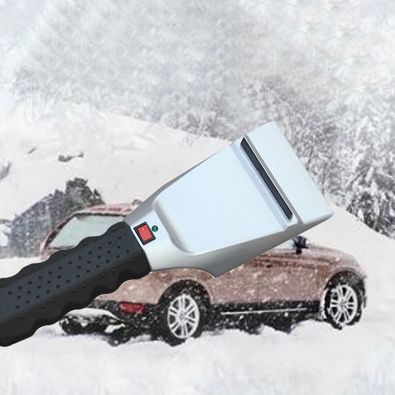 Heatable Snow Removal Shovel & Ice Scraper for Vehicle