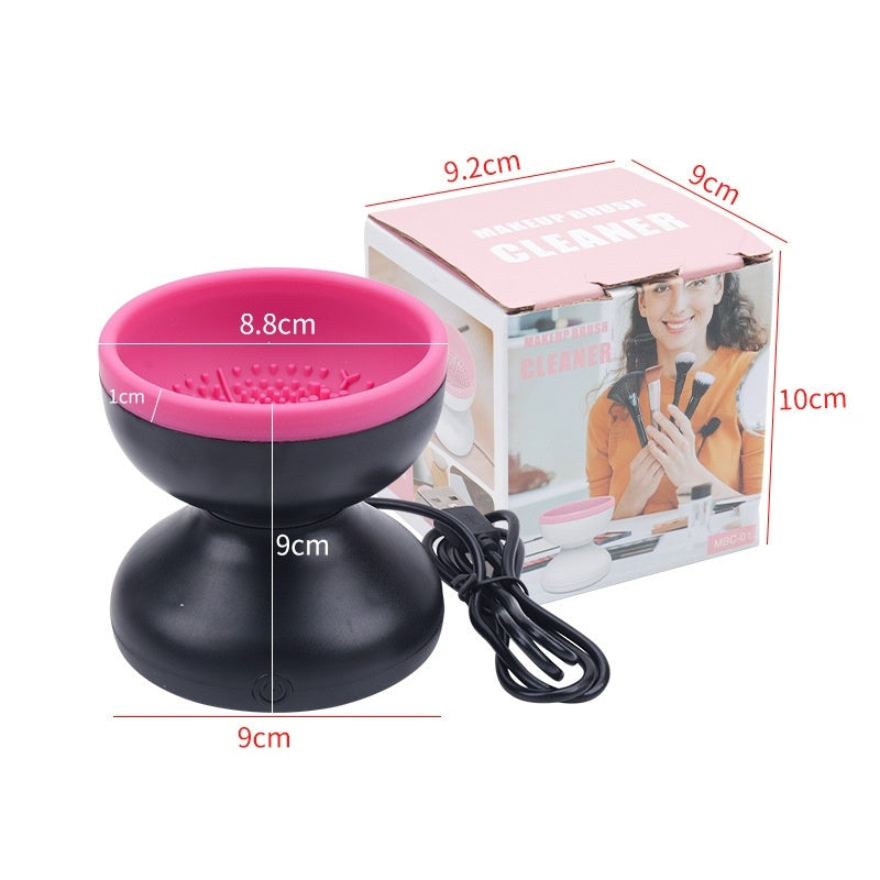 Electric Makeup Brush Cleaner Machine Portable Automatic USB Cosmetic Brush Cleaner Tools For All Size Beauty Makeup Brushes Set - Ectron Online