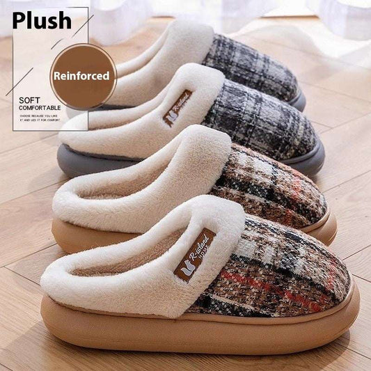Women's Thick Bottom Non Slip Cotton Slippers