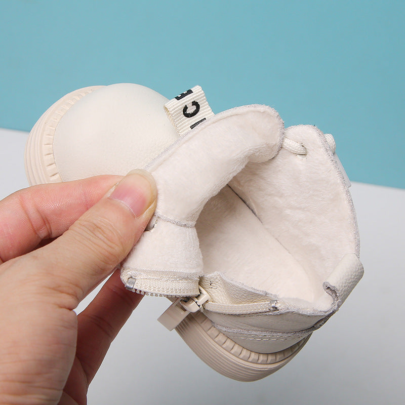 Baby Soft-soled Toddler Shoes Boys' Short Winter Children's Boots