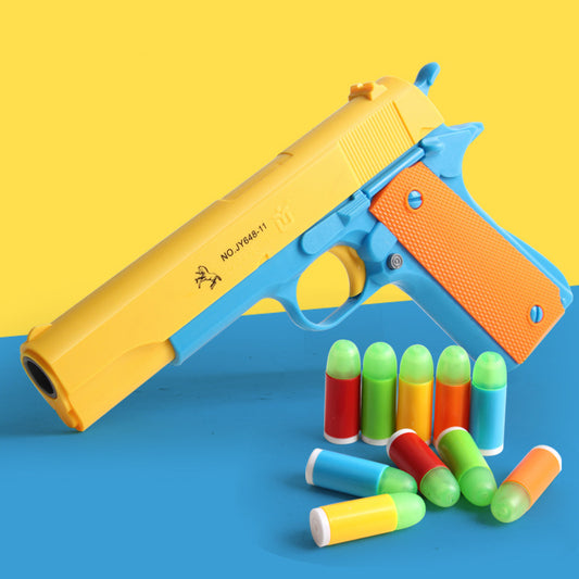 Children's Toy Gun Colt Soft Bullet Small Boys Eating Chicken Soft Bullet Gun - Ectron Online