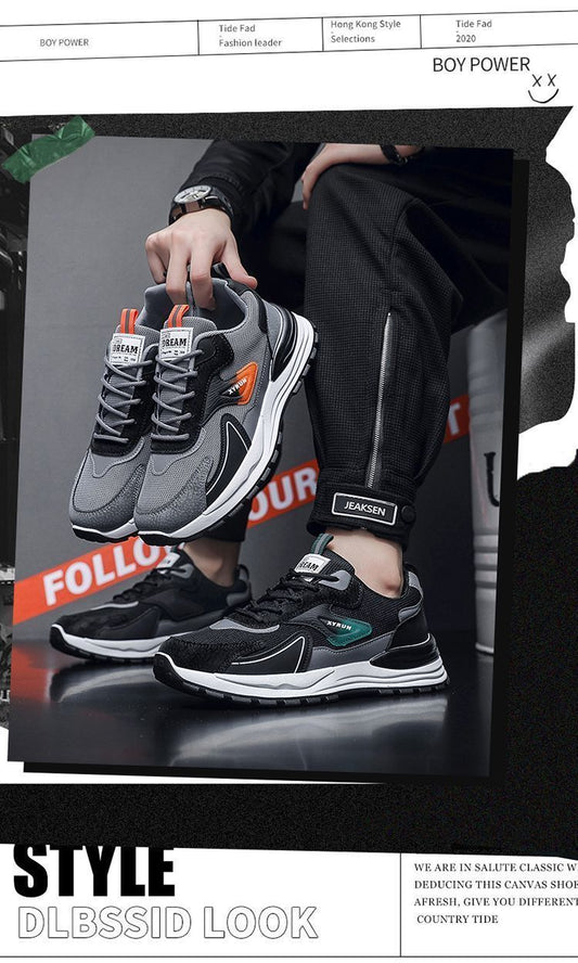 Men's Casual Mesh Sneaker Thin Breathable Running Shoes