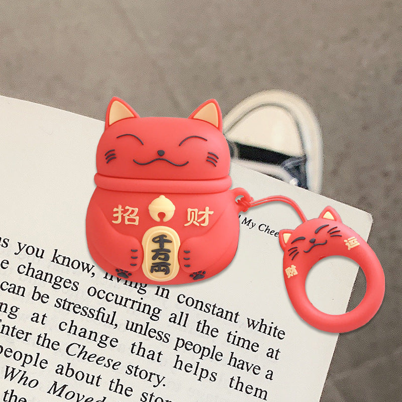AirPods 5th generation silicone wireless Bluetooth earphone protective case suitable for Apple Pro 2nd generation cute box - Ectron Online