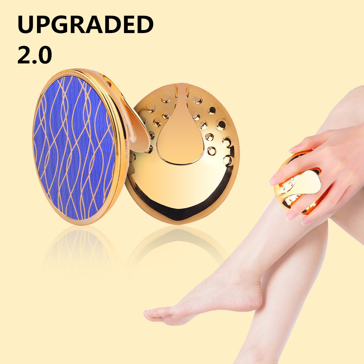 Upgraded Crystal Nano Epilator Crystal Hair Remover Magic Hair Eraser For Women And Men Physical Exfoliating Tool Painless Hair Eraser Removal Tool For Legs Back Arms - Ectron Online