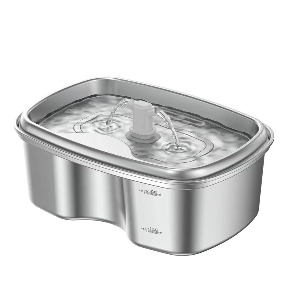 Stainless steel pet water dispenser, English neutral cat water dispenser, dog water dispenser - Ectron Online