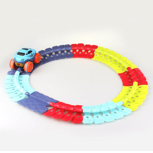 Children's Educational Toys Variety Train Assembled Car Track Electric Light Railcar For Boys - Ectron Online