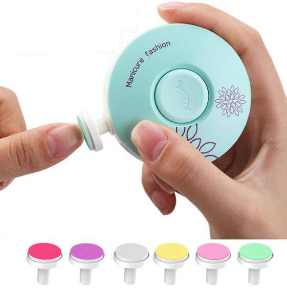 ELERA New Baby Electric Nail Trimmer Kid Nail Polisher Tool Baby Care Kit Manicure Set Easy To Trim Nail Clippers For Newborn - Ectron Online