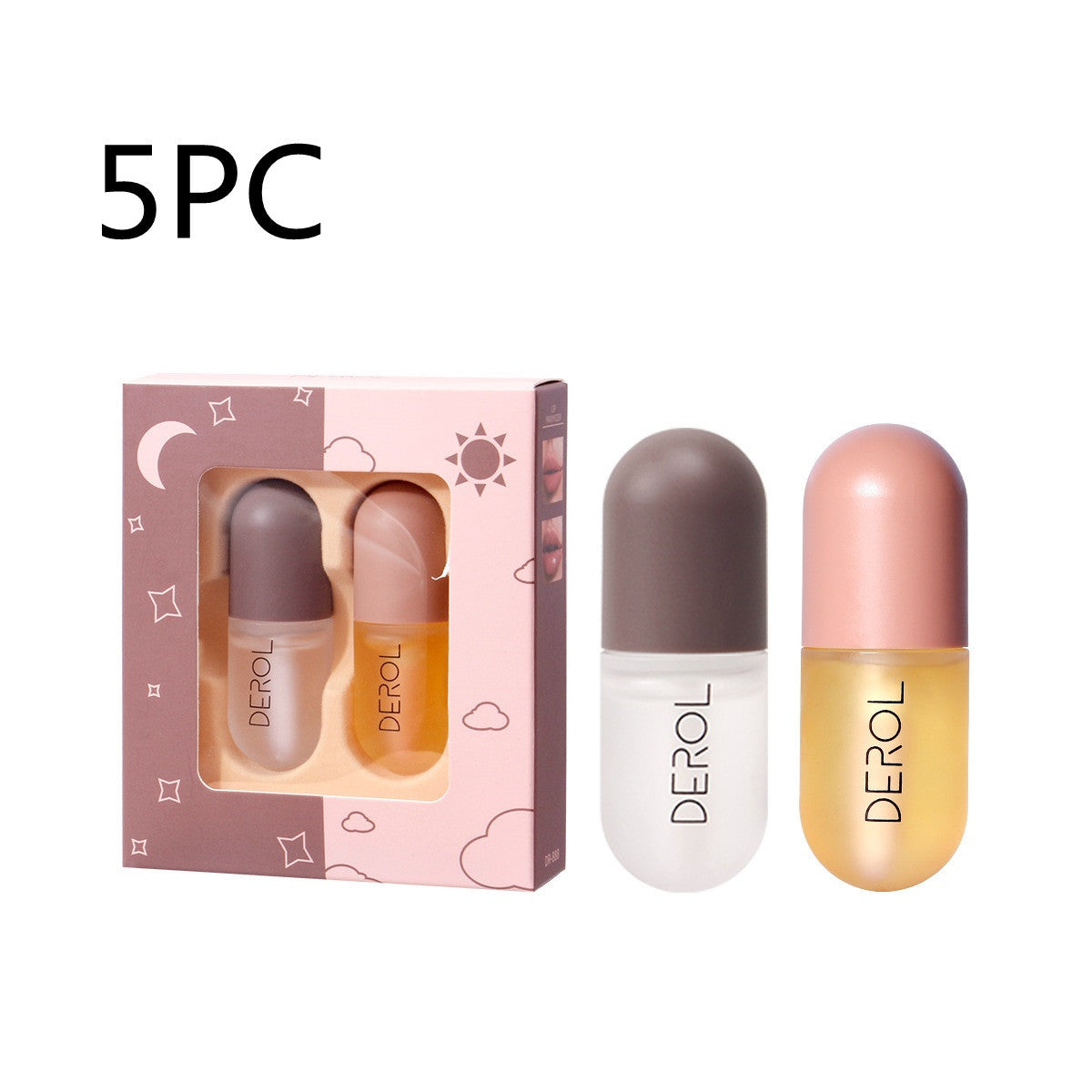 Day Night Instant Volume Lip Plumper Oil Clear Lasting Nourishing Repairing Reduce Lip Fine Line Care Lip Beauty Cosmetic - Ectron Online
