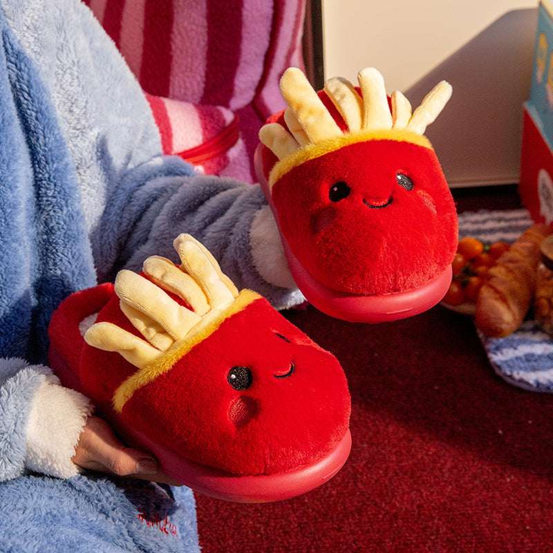 New Indoor Home Cute Cotton Slippers Women