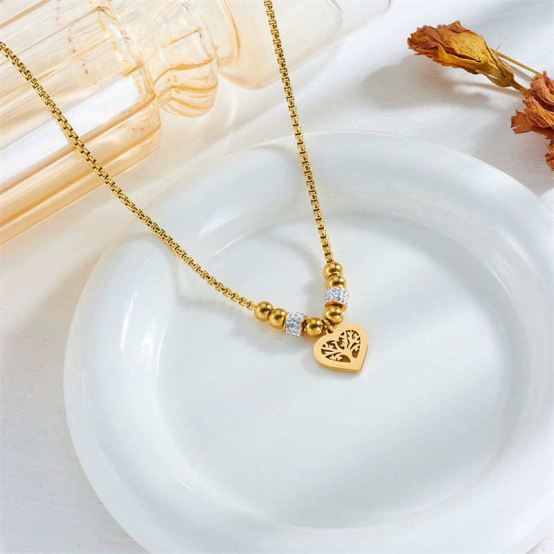 Lucky Tree Love Pendant Personality Simple Necklace