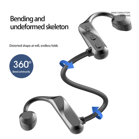 Bone Conduction Headphones: Bluetooth 5.0 & Waterproof Bone Conduction Bluetooth 5.0 Waterproof | Ectron Online