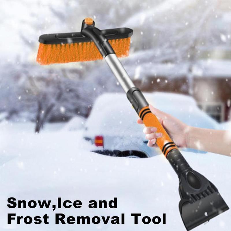 5-in-1 Car Snow Brush, Ice Scraper & Dust Remover Tool