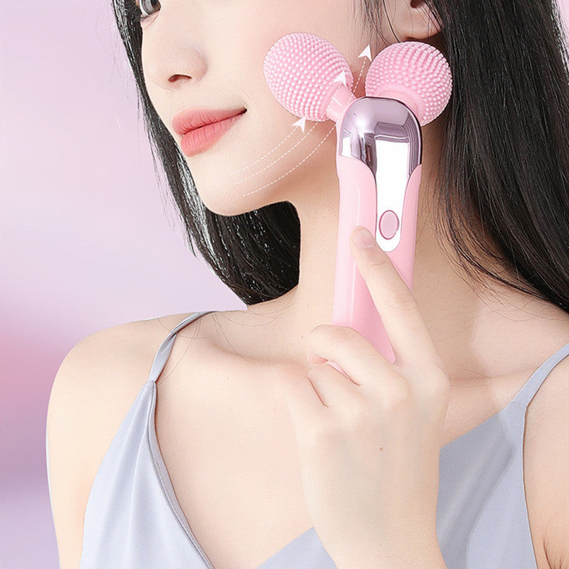 Facial Cleansing And Face Slimming Roller Vibration Facial Beauty - Ectron Online