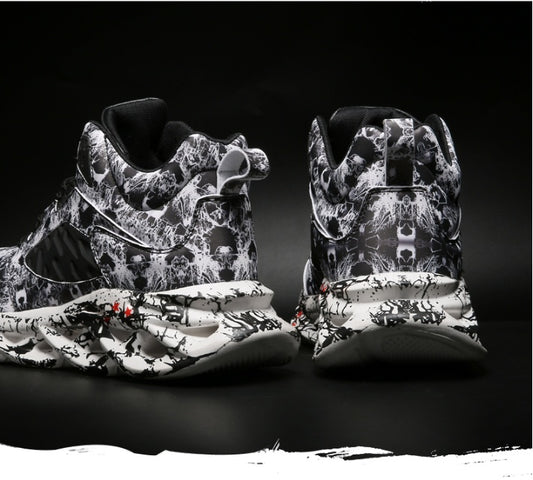 Net red shock-absorbing sneakers