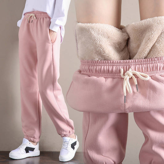 Cozy Fleece Sweatpants: Plus Sizes Available Wide Leg Pants | Ectron Online