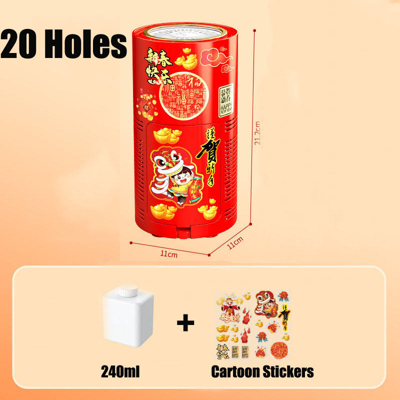 New Year Fireworks Bubble Machine Light Fireworks Celebration Firecrackers Fireworks Bubble Machine Children's New Year Toys - Ectron Online