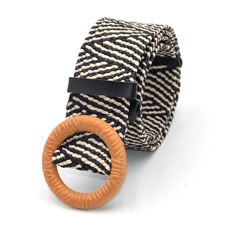 Bohemian Holiday Linen Woven Belt