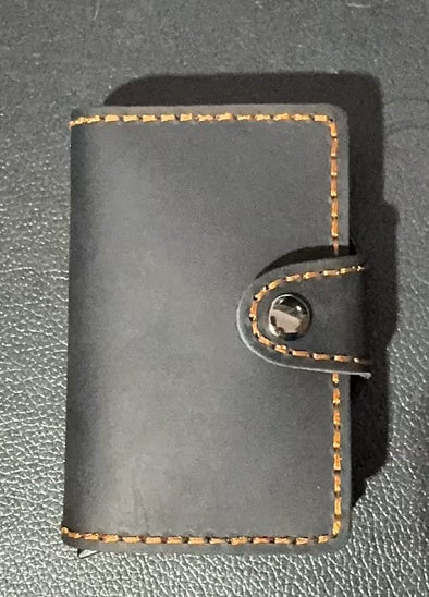Vintage Leather Crazy Horse Leather Card Holder