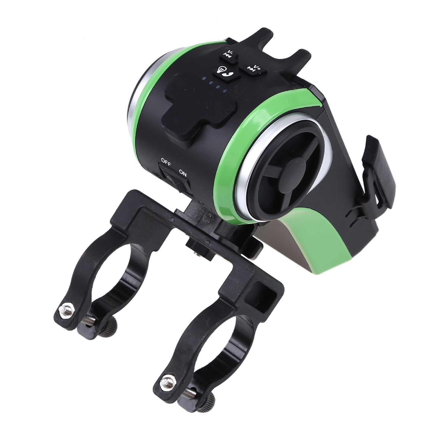 5 In 1 Double LED Bicycle Light Bluetooth Audio MP3 Player Speaker Charging Power Bank Ring Bell Bicycle Phone Holder - Ectron Online