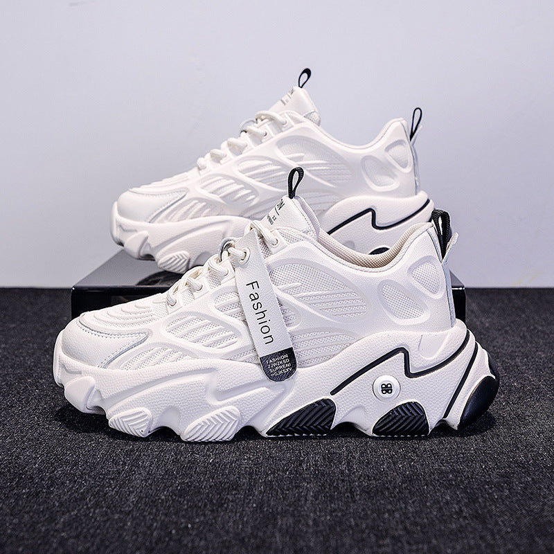 Women's sneakers with thick soles