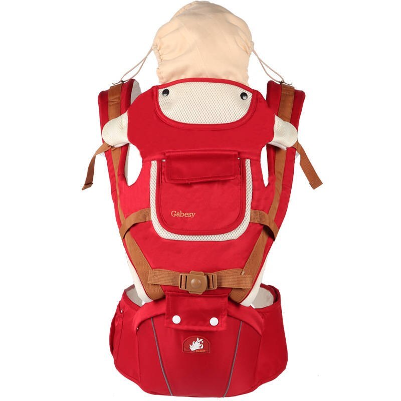 Multifunctional breathable baby carrier ergonomic baby slingshot adjustable belt newborn baby travel strap mother waist back stool - Ectron Online