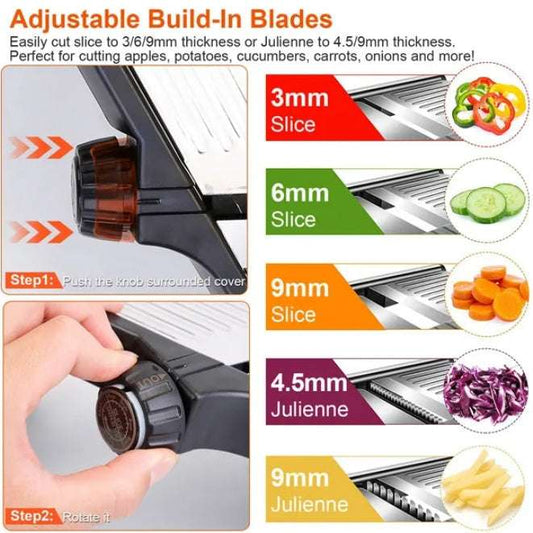 Stainless Steel Fruit & Vegetable Slicer